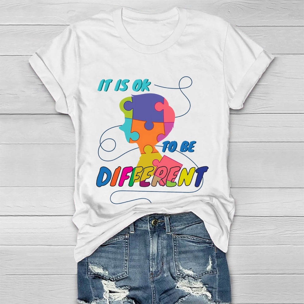 It's Okay To Be Different  Healthwear T-shirt