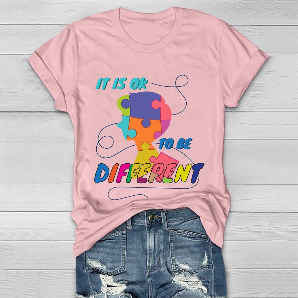 It's Okay To Be Different  Healthwear T-shirt