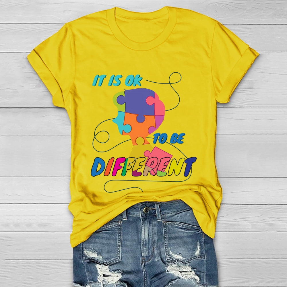 It's Okay To Be Different  Healthwear T-shirt