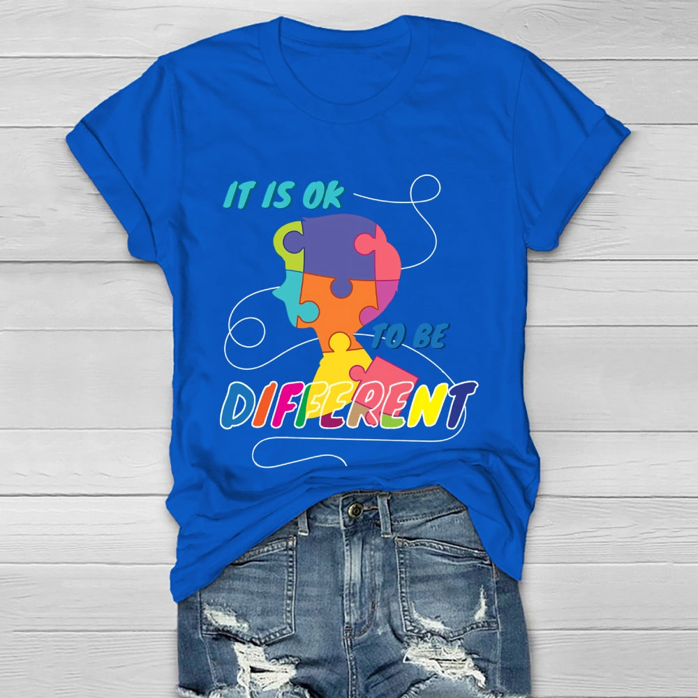 It's Okay To Be Different  Healthwear T-shirt