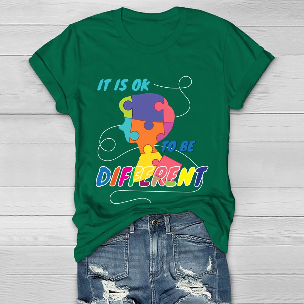 It's Okay To Be Different  Healthwear T-shirt