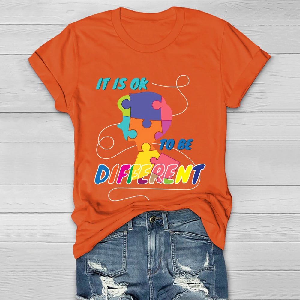 It's Okay To Be Different  Healthwear T-shirt