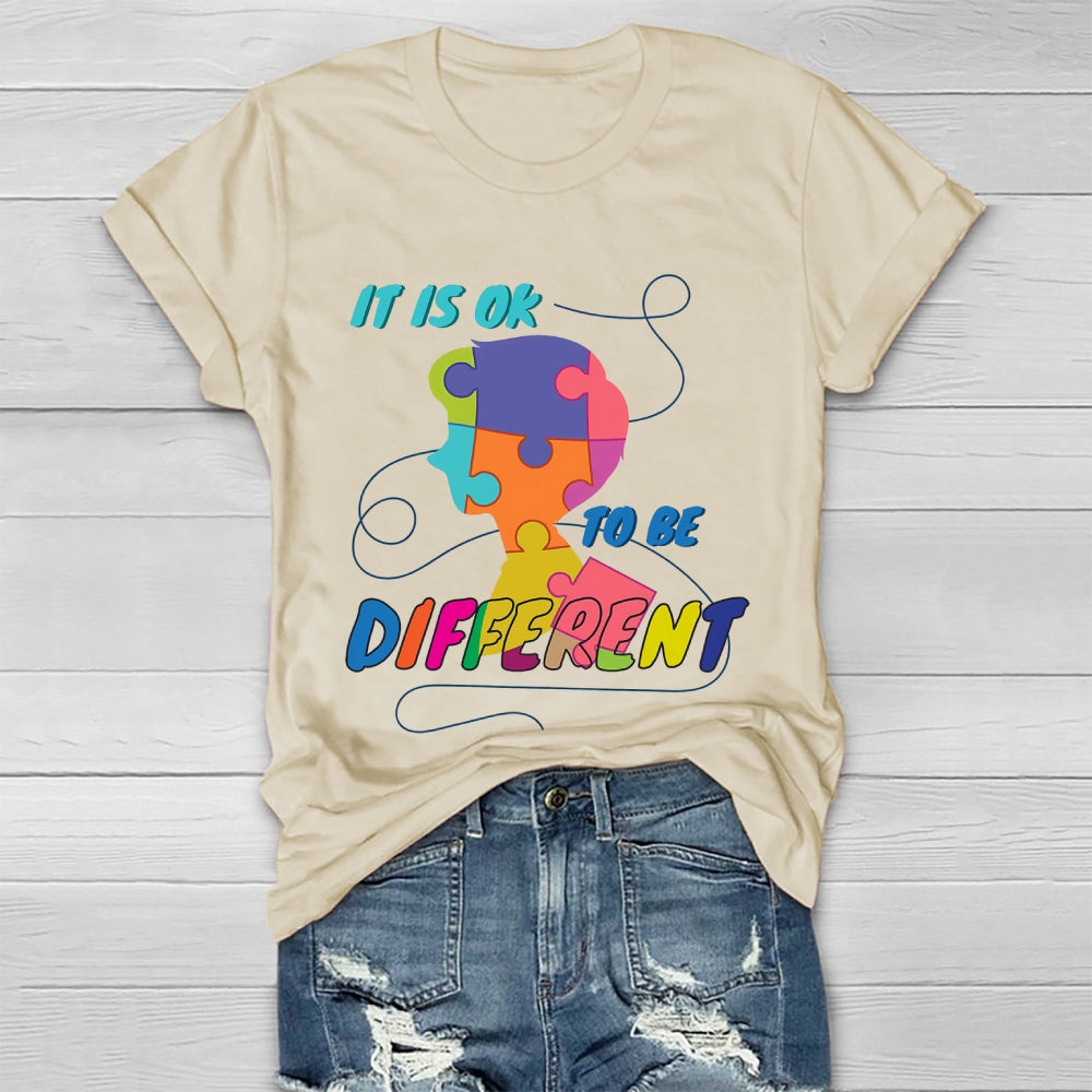 It's Okay To Be Different  Healthwear T-shirt