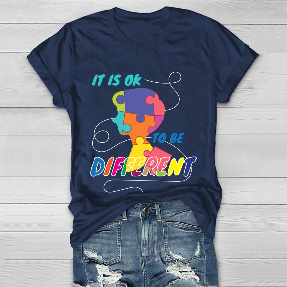 It's Okay To Be Different  Healthwear T-shirt