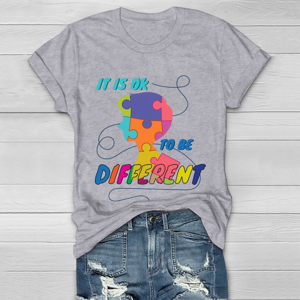 It's Okay To Be Different  Healthwear T-shirt