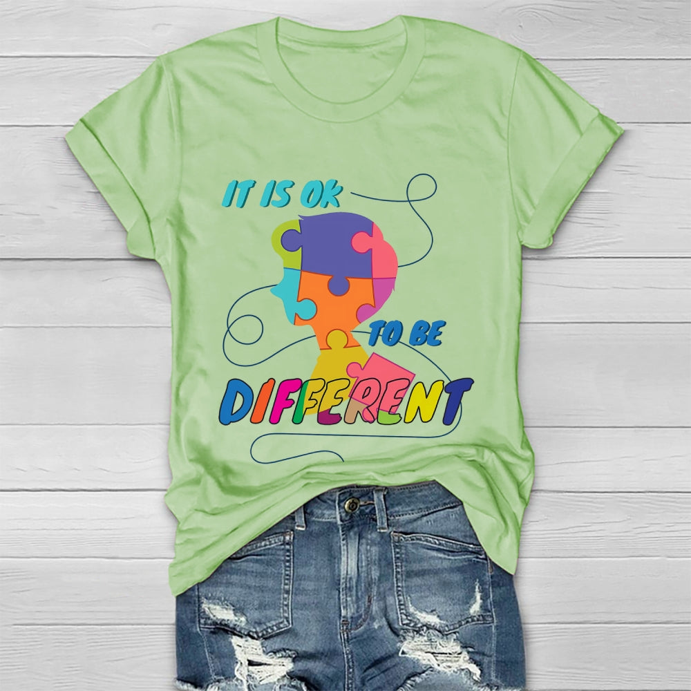 It's Okay To Be Different  Healthwear T-shirt
