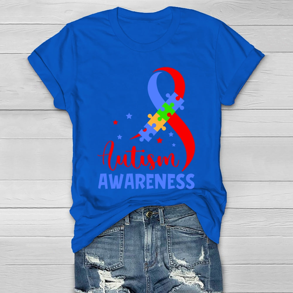 Autism Awareness Letters Healthwear T-shirt