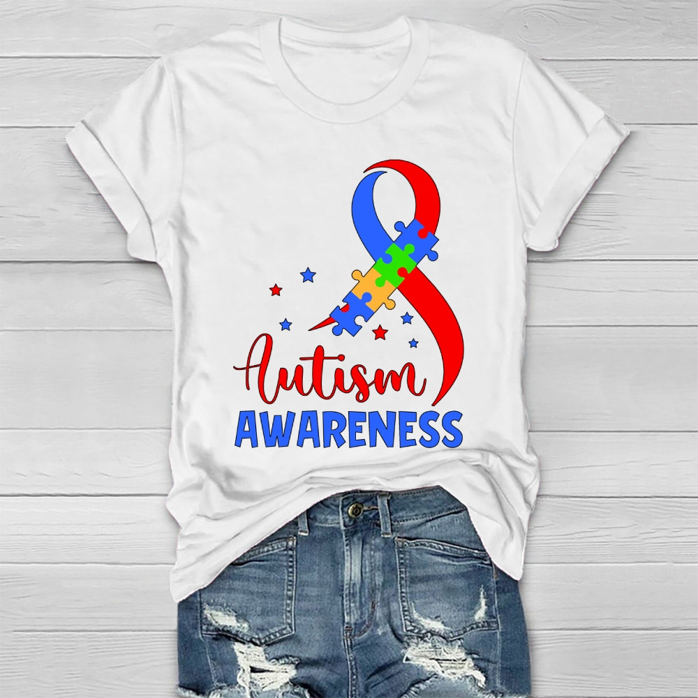 Autism Awareness Letters Healthwear T-shirt