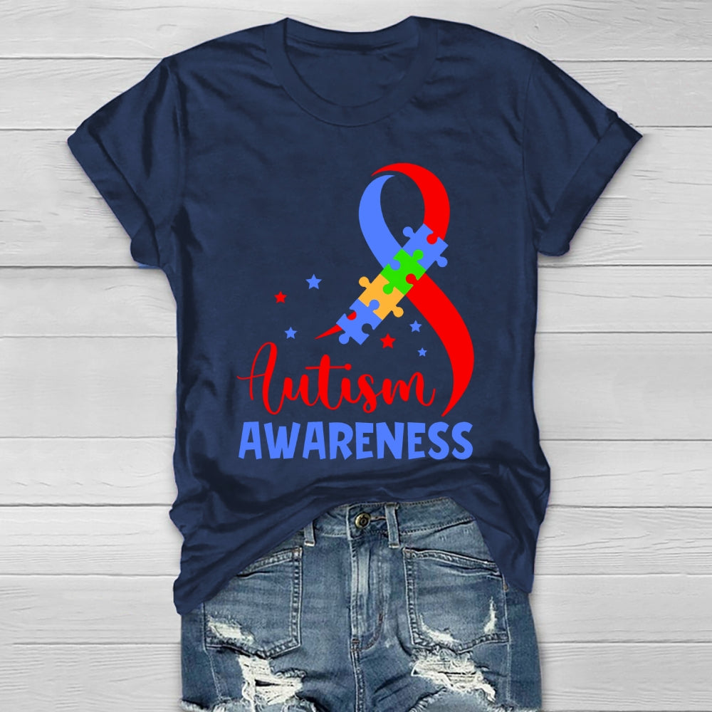 Autism Awareness Letters Healthwear T-shirt