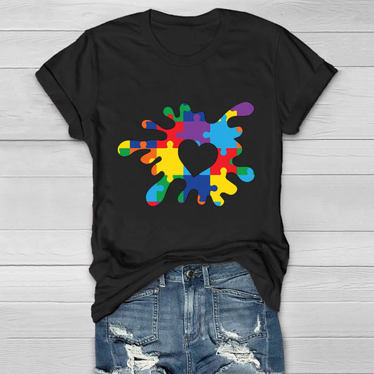 Autism Awareness Graphic Healthwear T-shirt