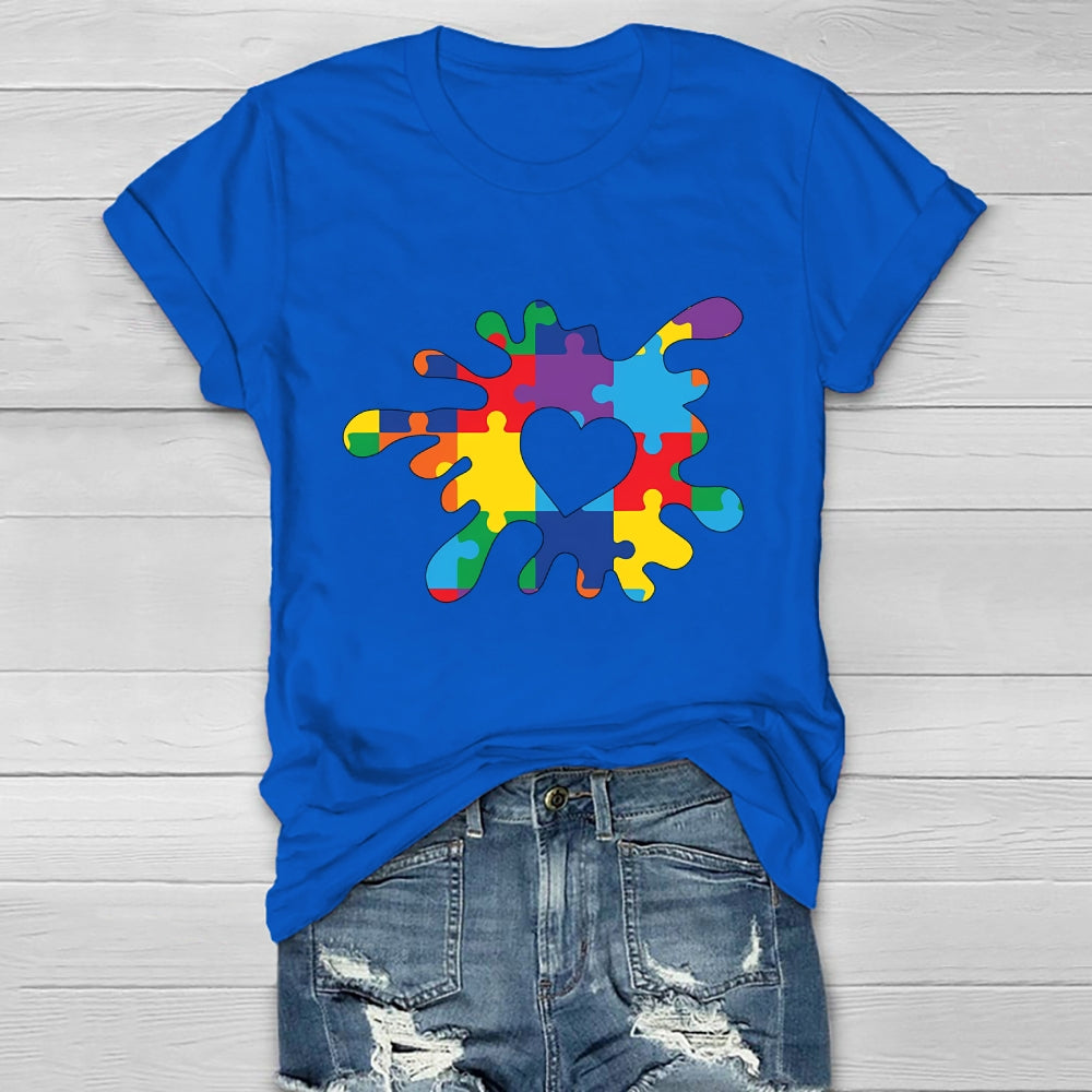 Autism Awareness Graphic Healthwear T-shirt
