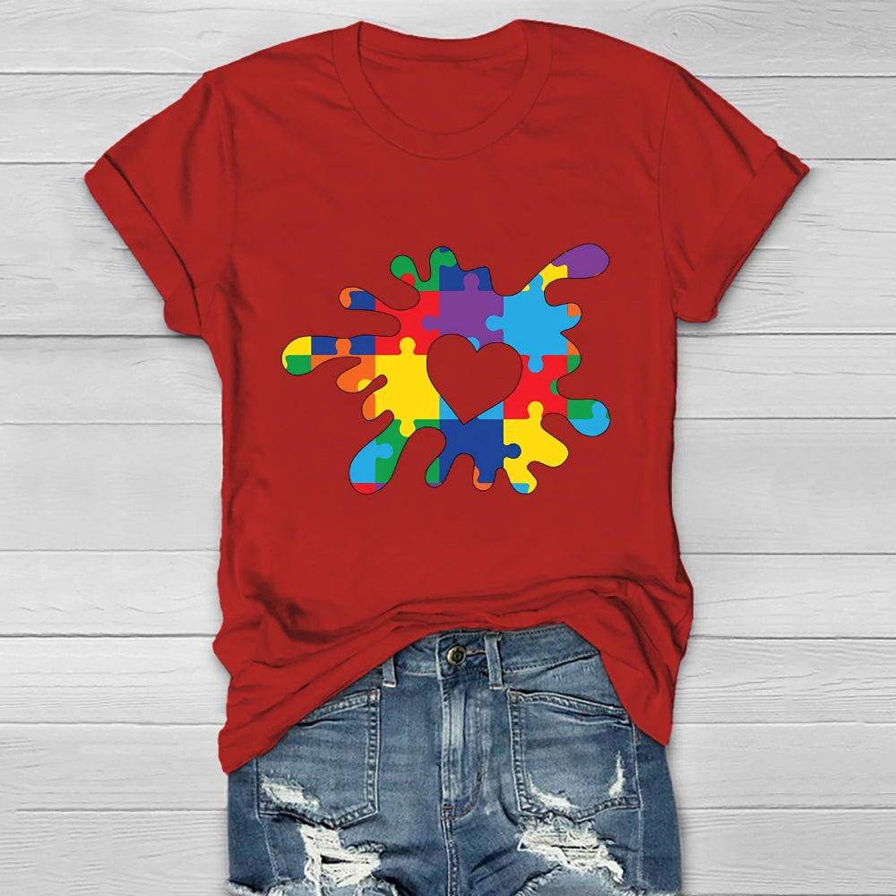 Autism Awareness Graphic Healthwear T-shirt