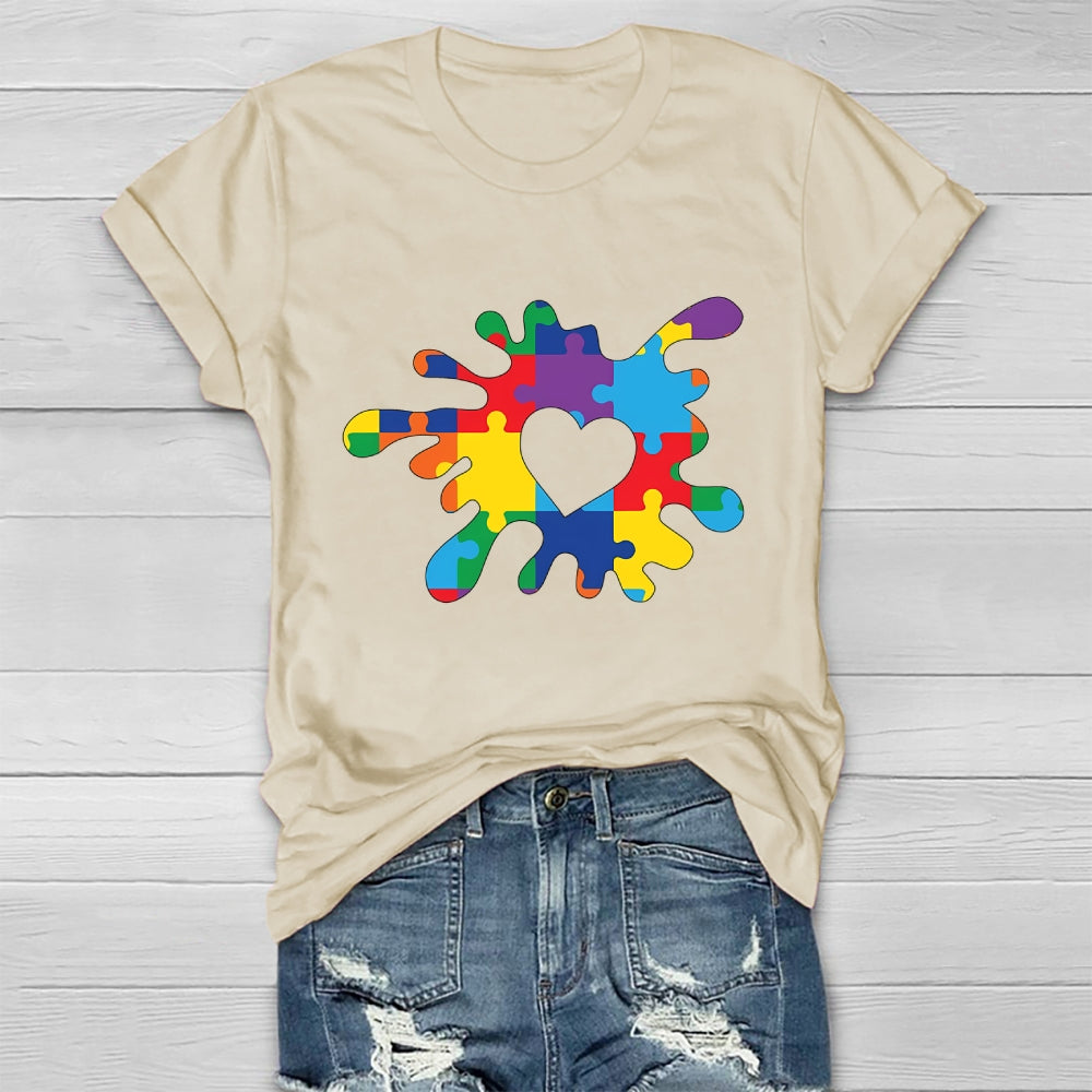Autism Awareness Graphic Healthwear T-shirt