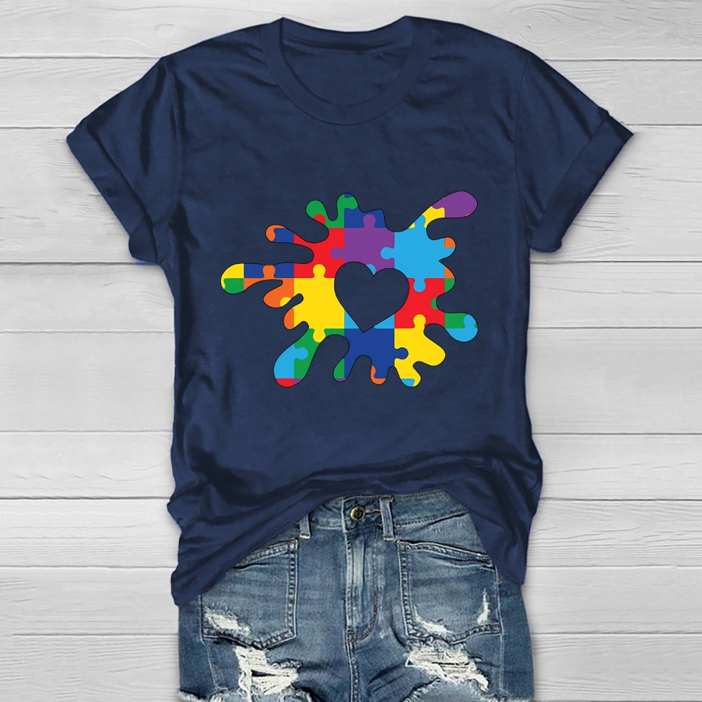 Autism Awareness Graphic Healthwear T-shirt