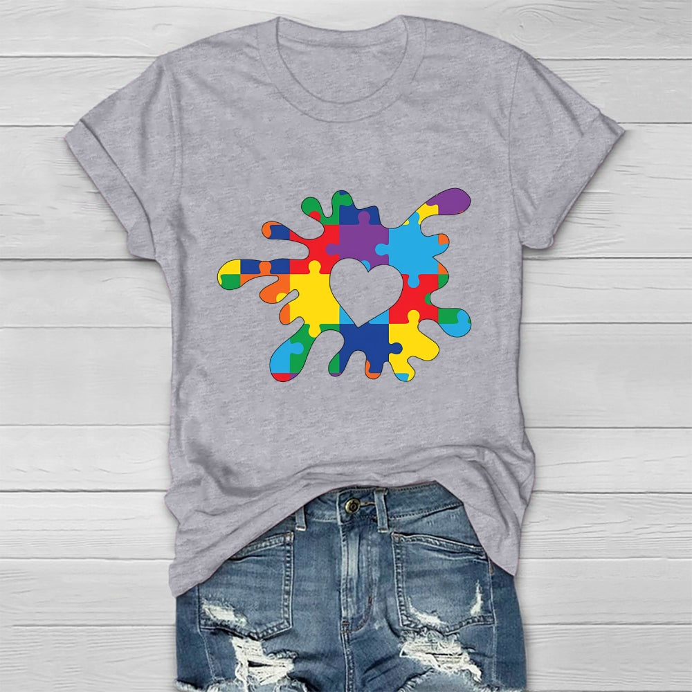 Autism Awareness Graphic Healthwear T-shirt