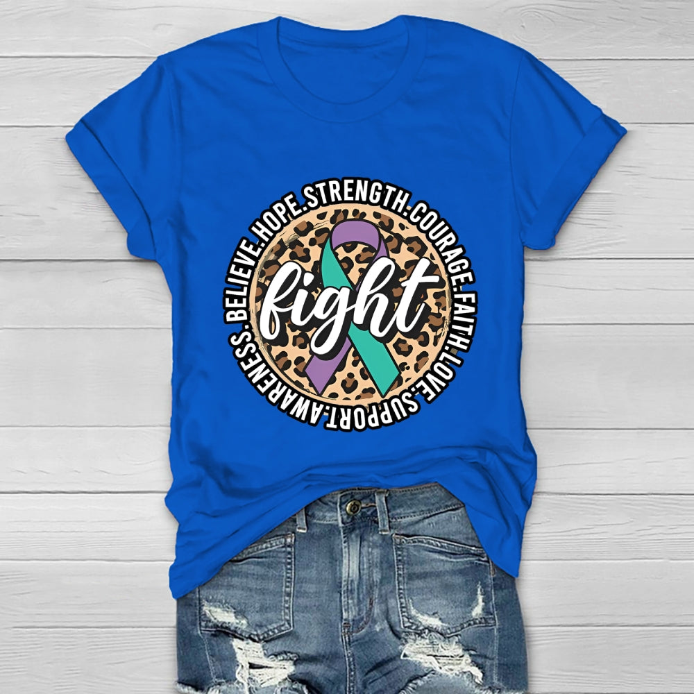 Fight Believe Hope Healthwear T-shirt