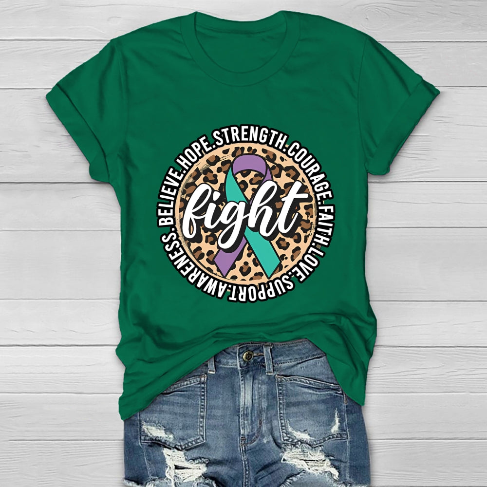 Fight Believe Hope Healthwear T-shirt