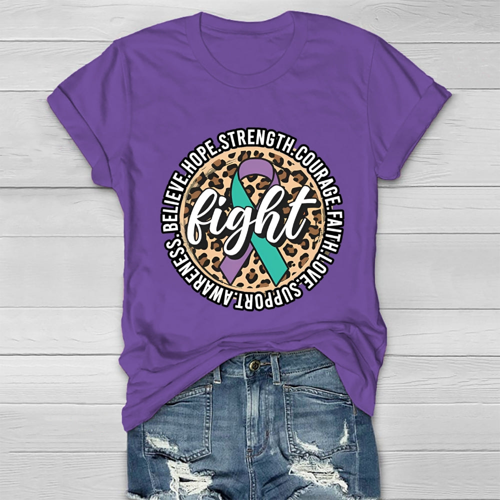 Fight Believe Hope Healthwear T-shirt