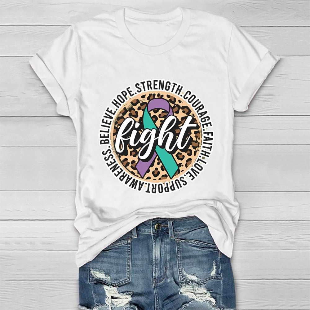 Fight Believe Hope Healthwear T-shirt