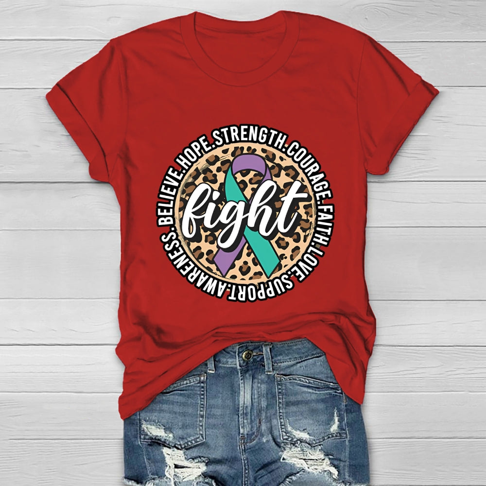 Fight Believe Hope Healthwear T-shirt