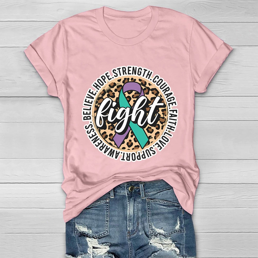 Fight Believe Hope Healthwear T-shirt