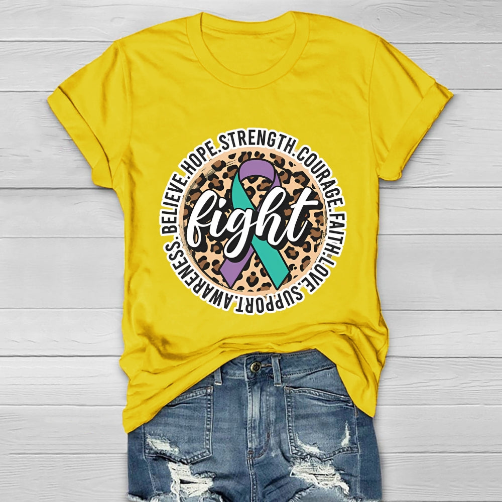 Fight Believe Hope Healthwear T-shirt