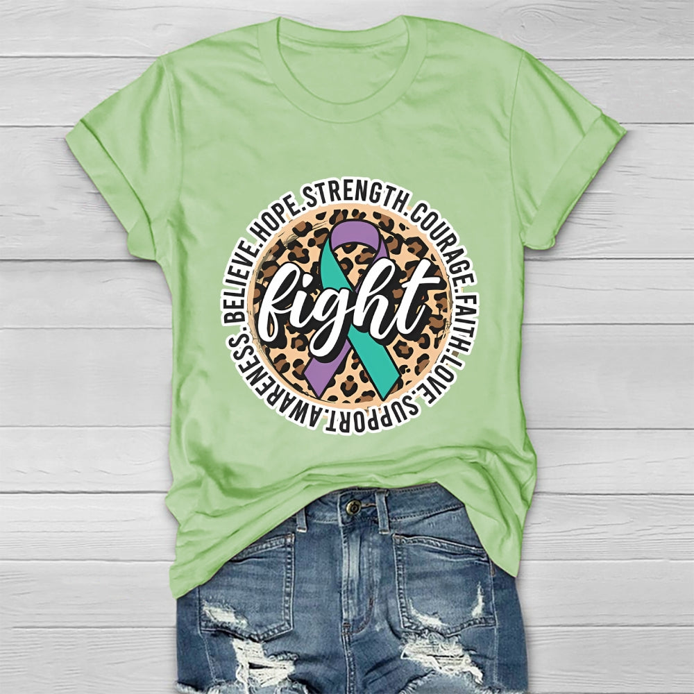 Fight Believe Hope Healthwear T-shirt