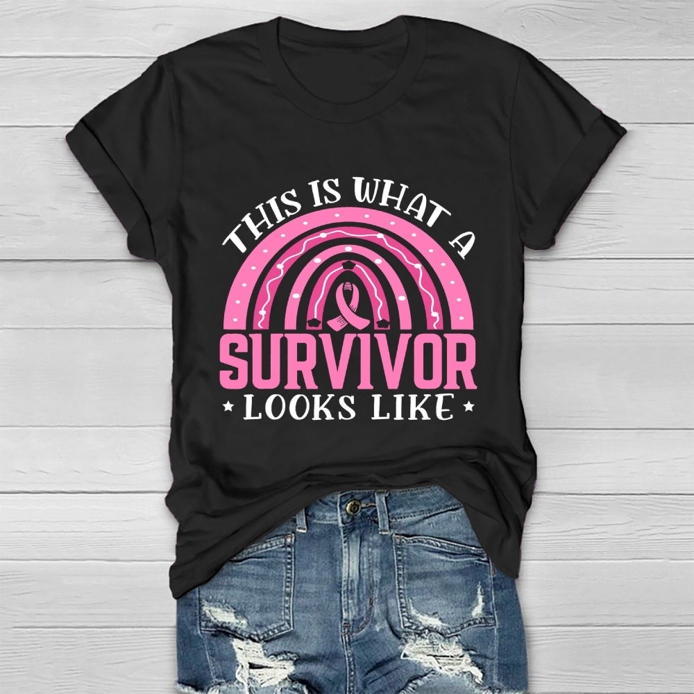 This Is What A Survivor Looks Like Healthwear T-shirt