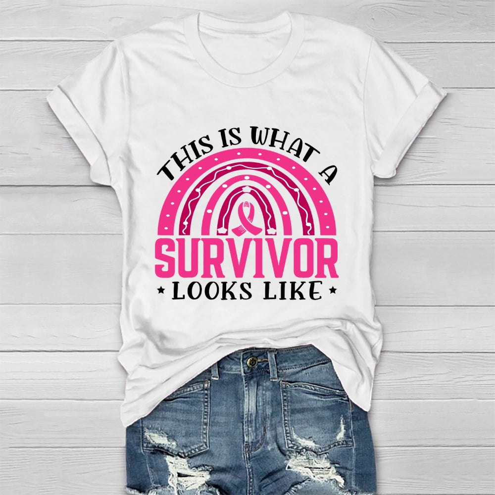 This Is What A Survivor Looks Like Healthwear T-shirt