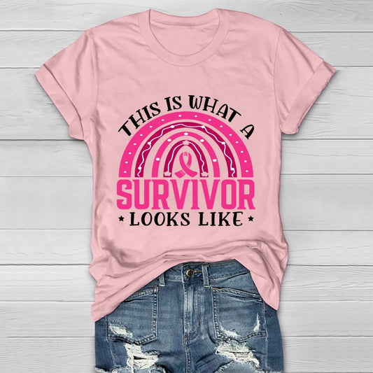 This Is What A Survivor Looks Like Healthwear T-shirt