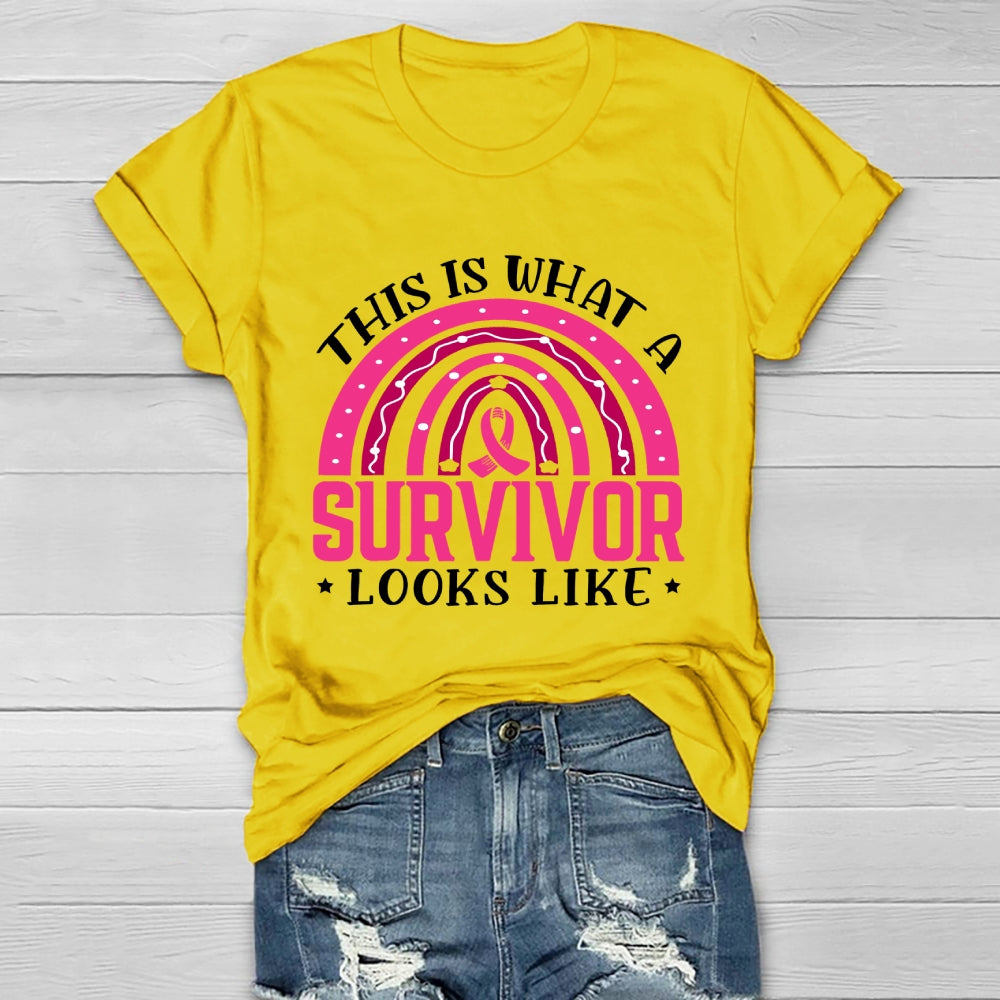 This Is What A Survivor Looks Like Healthwear T-shirt