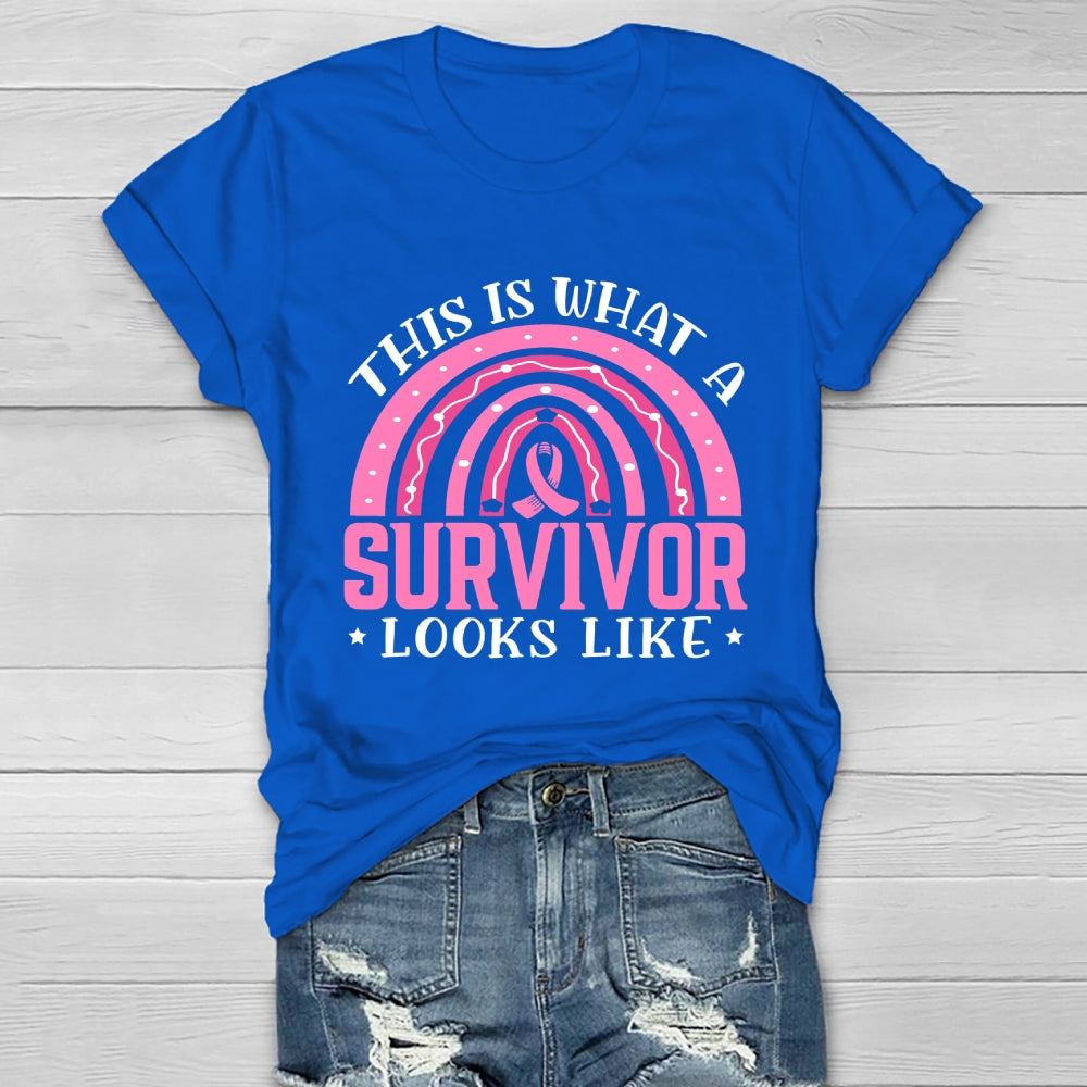 This Is What A Survivor Looks Like Healthwear T-shirt
