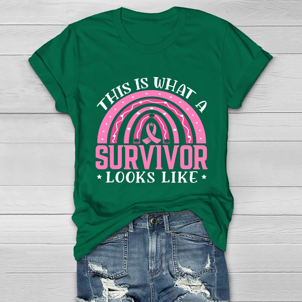 This Is What A Survivor Looks Like Healthwear T-shirt