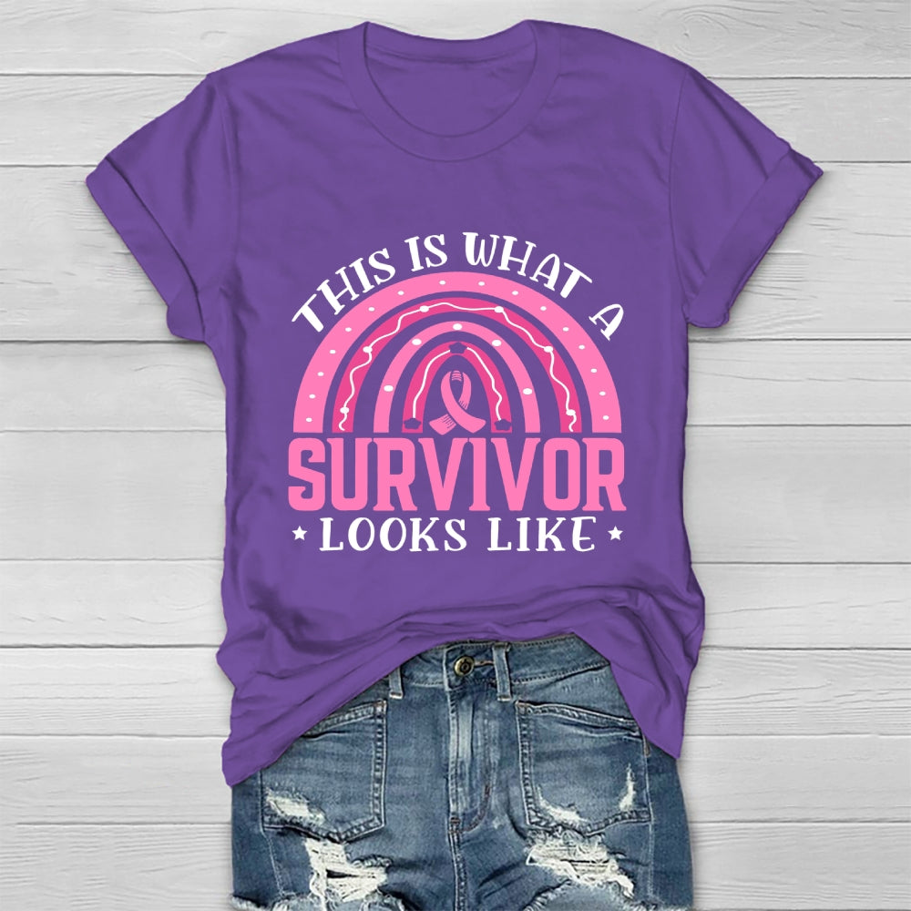This Is What A Survivor Looks Like Healthwear T-shirt