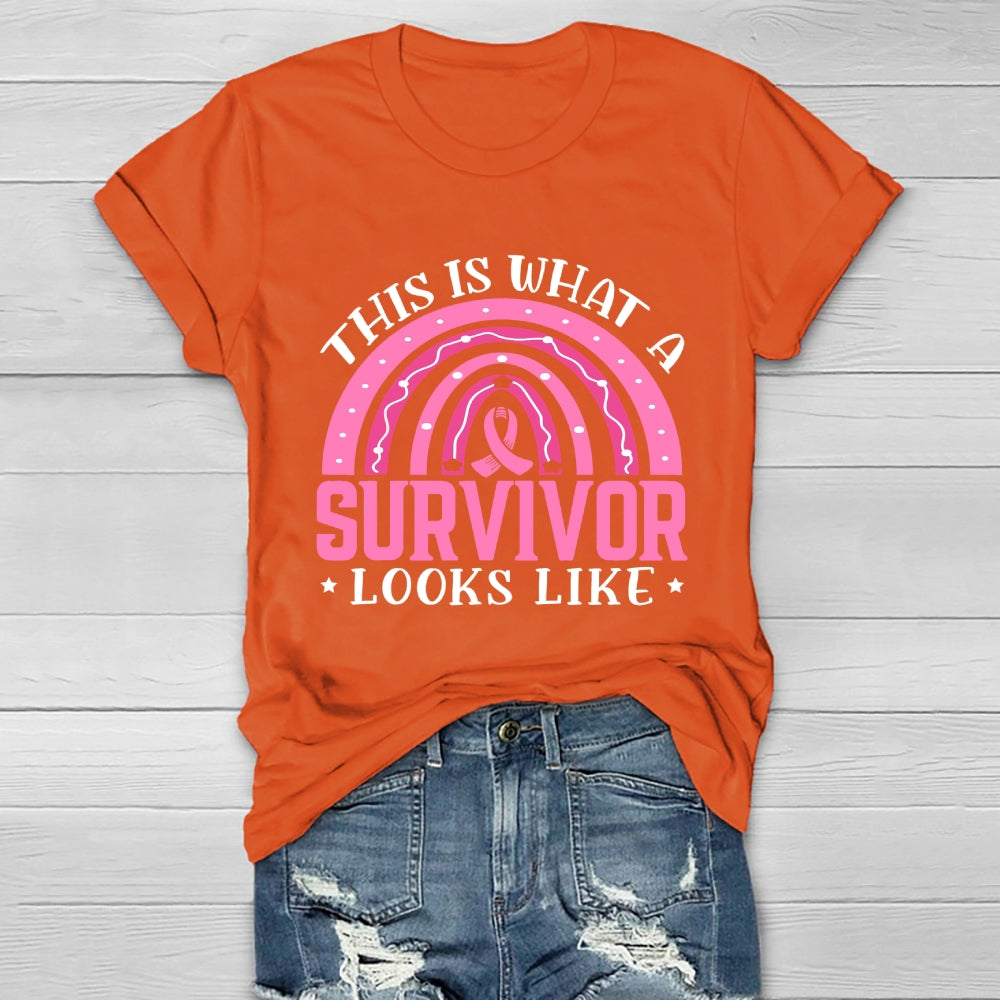 This Is What A Survivor Looks Like Healthwear T-shirt