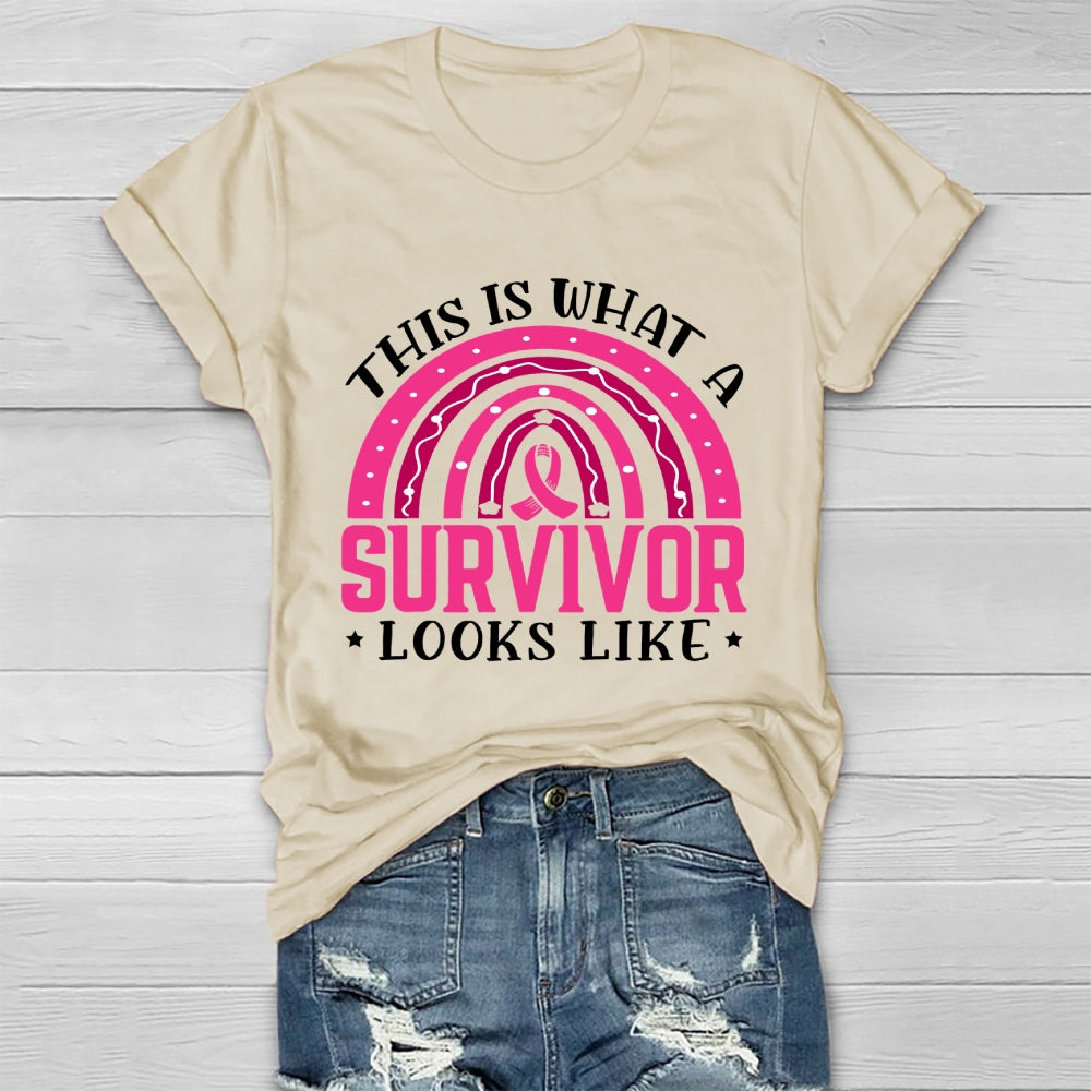 This Is What A Survivor Looks Like Healthwear T-shirt