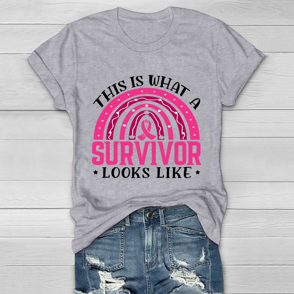 This Is What A Survivor Looks Like Healthwear T-shirt