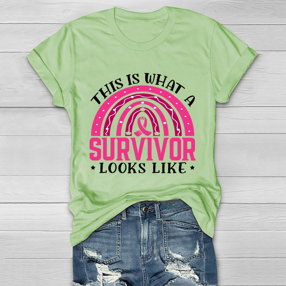 This Is What A Survivor Looks Like Healthwear T-shirt