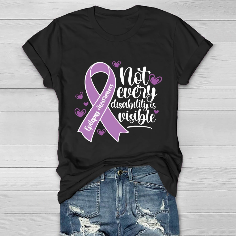 Not Every Disability Is Visible Healthwear T-shirt