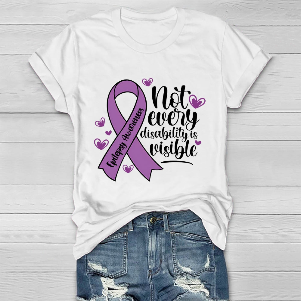 Not Every Disability Is Visible Healthwear T-shirt