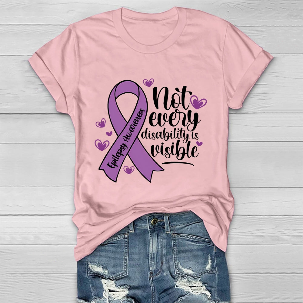 Not Every Disability Is Visible Healthwear T-shirt