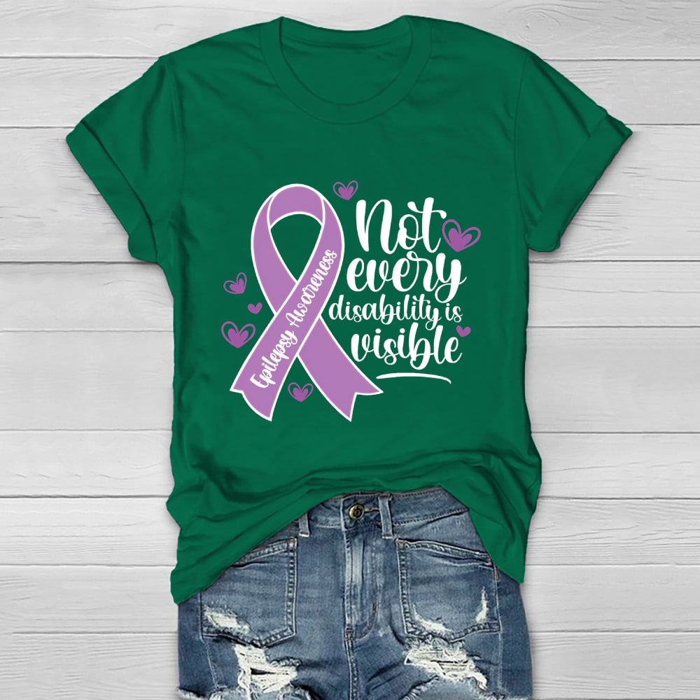 Not Every Disability Is Visible Healthwear T-shirt