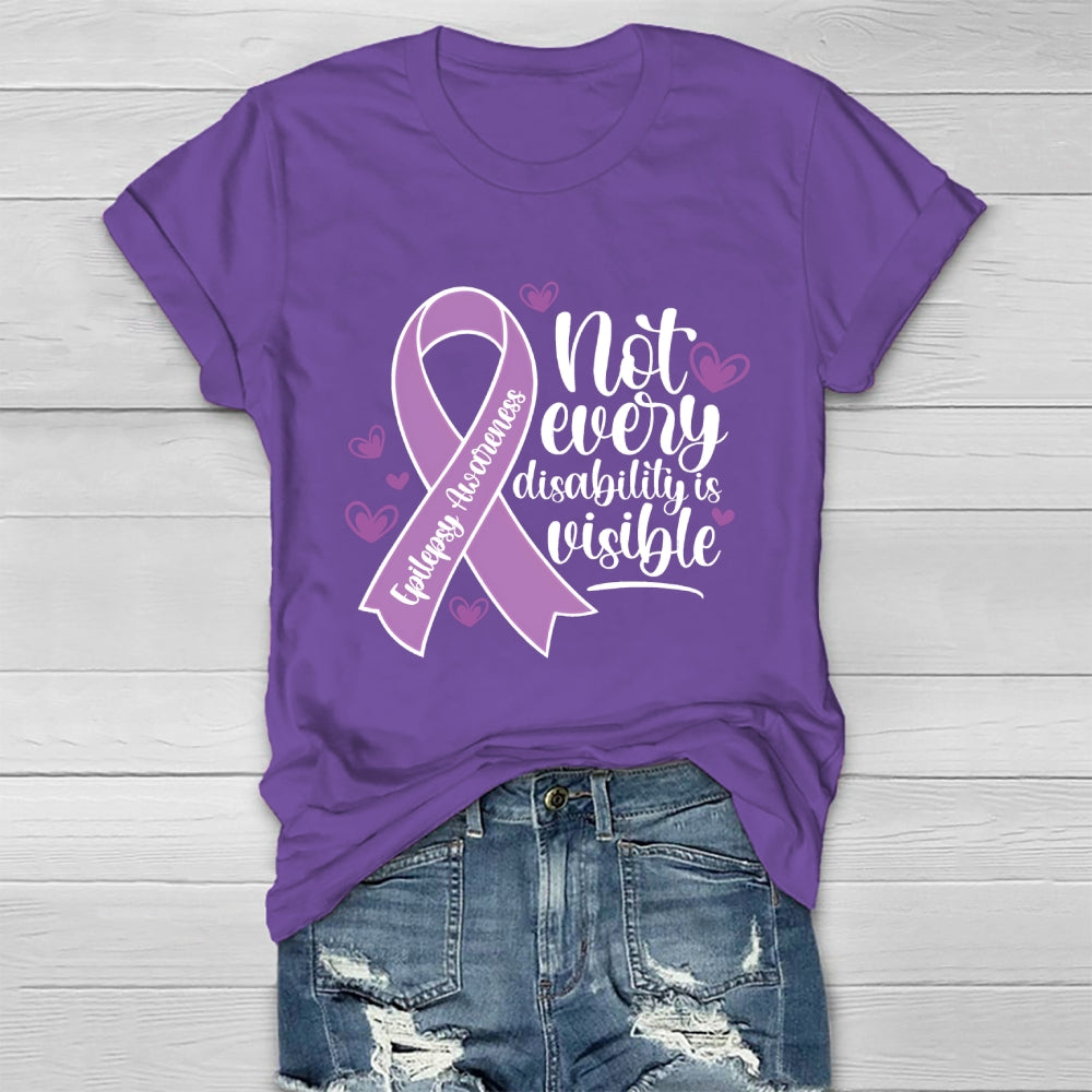 Not Every Disability Is Visible Healthwear T-shirt