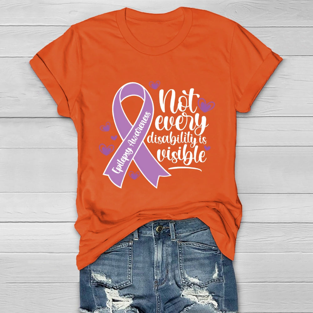 Not Every Disability Is Visible Healthwear T-shirt