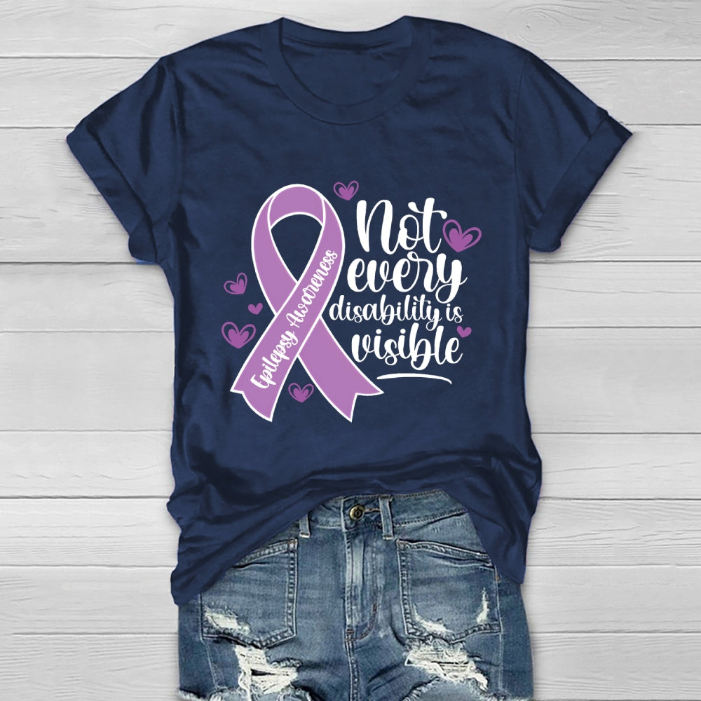 Not Every Disability Is Visible Healthwear T-shirt