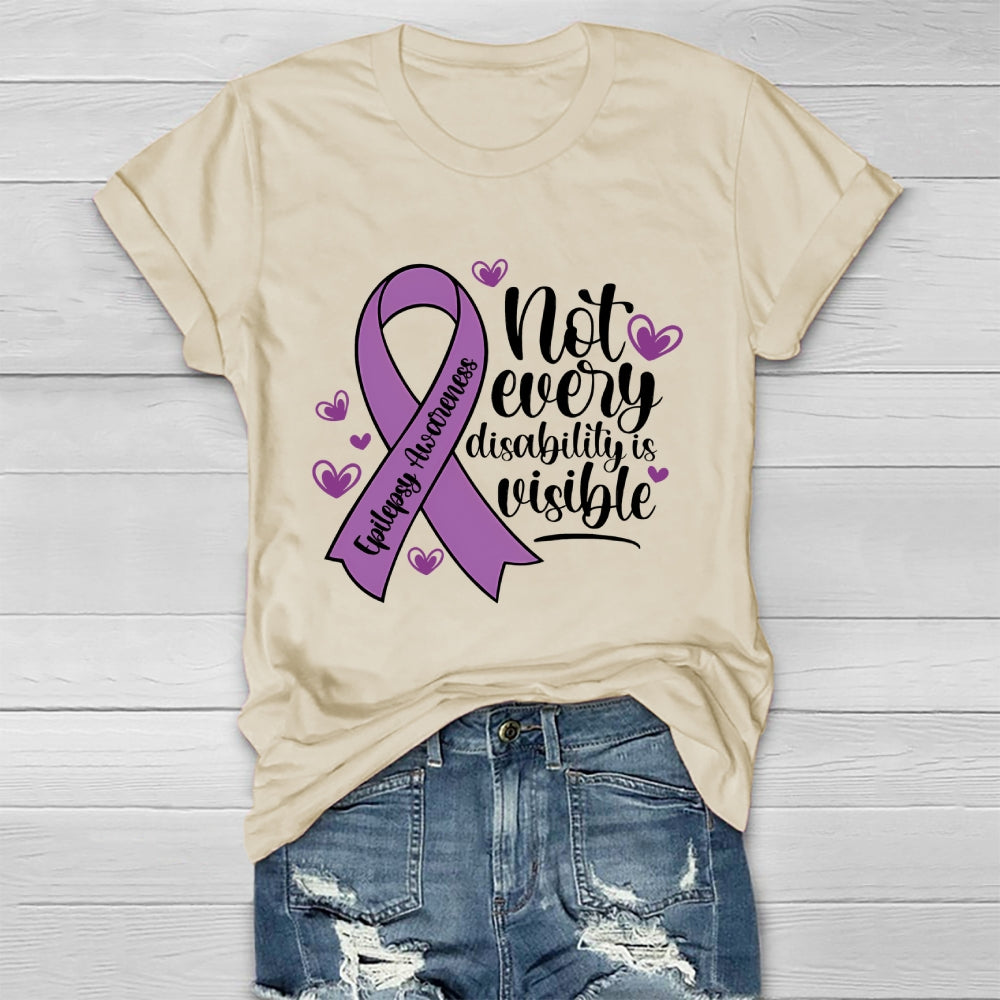 Not Every Disability Is Visible Healthwear T-shirt