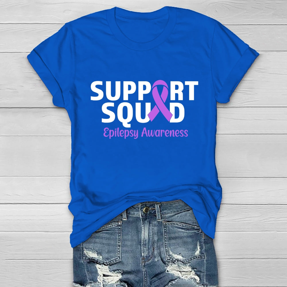 Support Squad Epilepsy Awareness Healthwear T-shirt