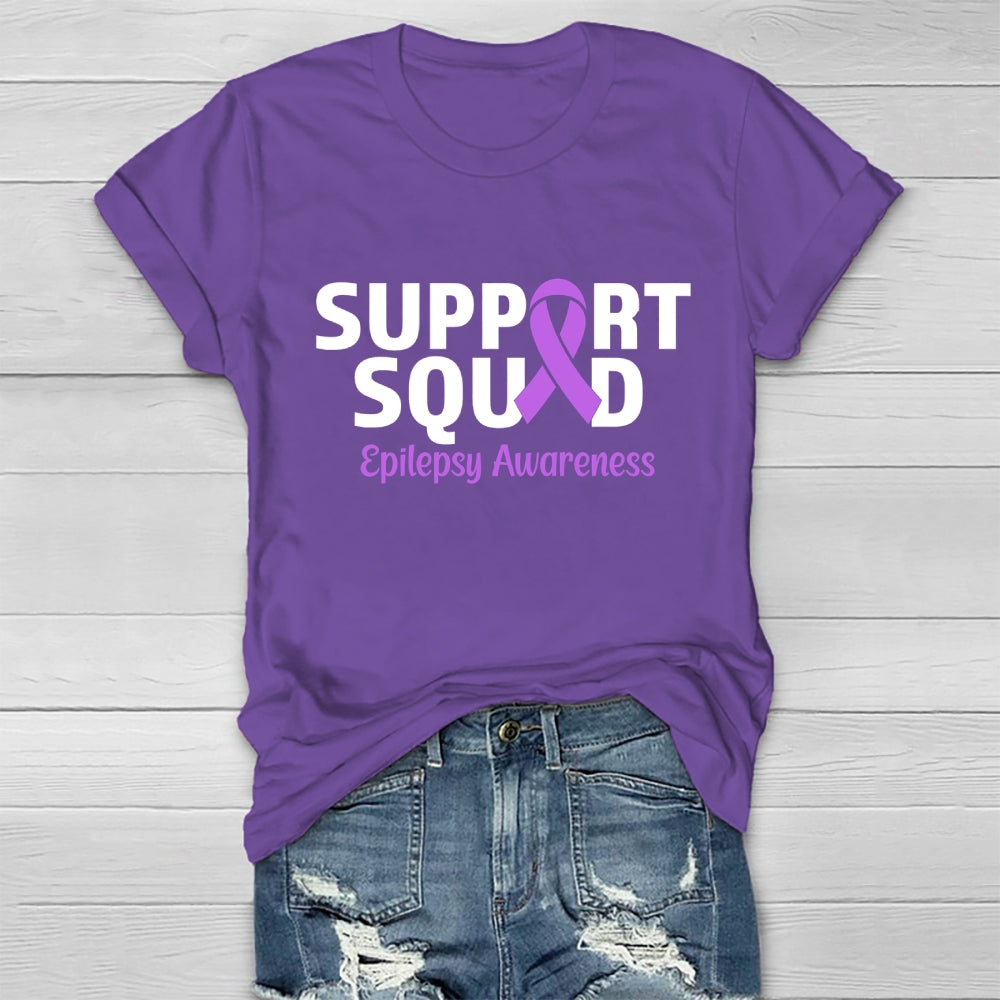 Support Squad Epilepsy Awareness Healthwear T-shirt