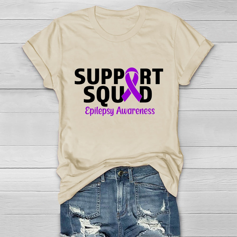 Support Squad Epilepsy Awareness Healthwear T-shirt