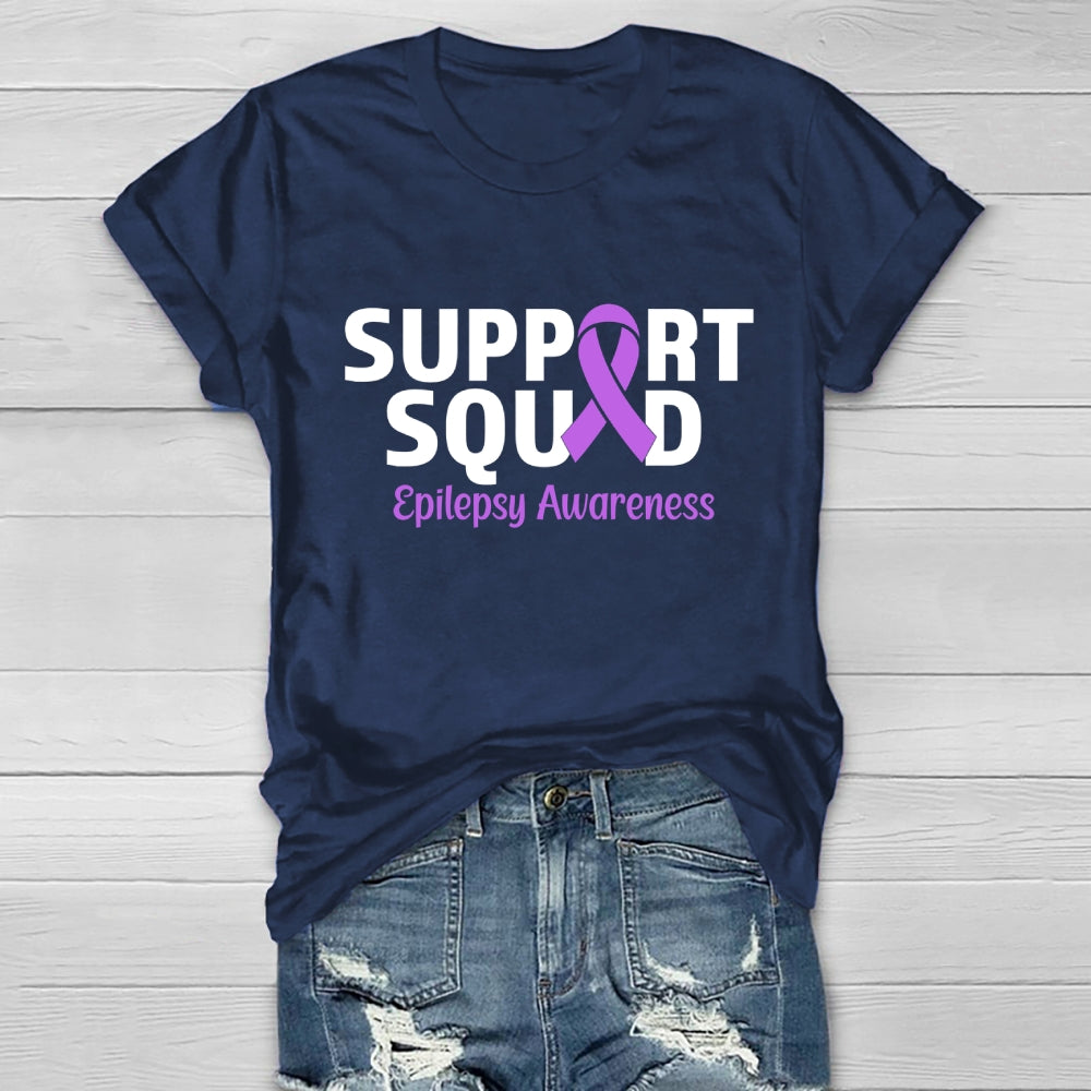 Support Squad Epilepsy Awareness Healthwear T-shirt